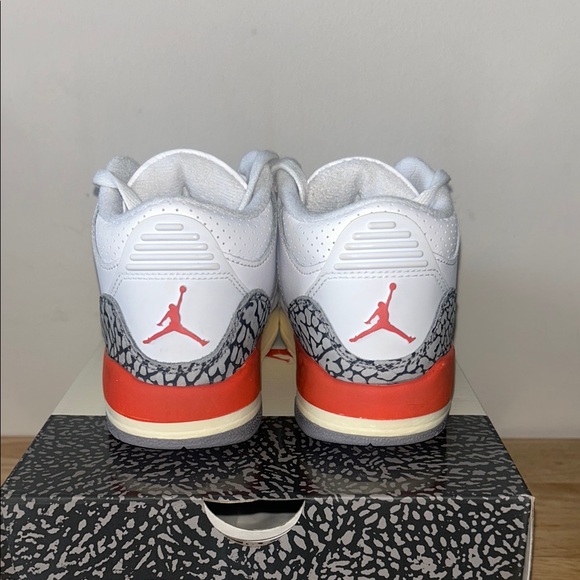 Kids White and Red Sneakers - Picture 3 of 7